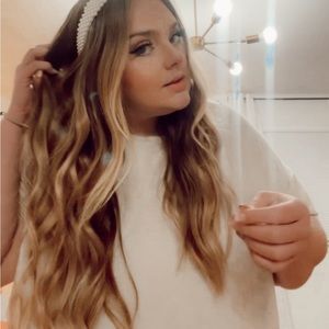 20" Bronde Balayage Halo (180g) | easy clip in for adding length&volume